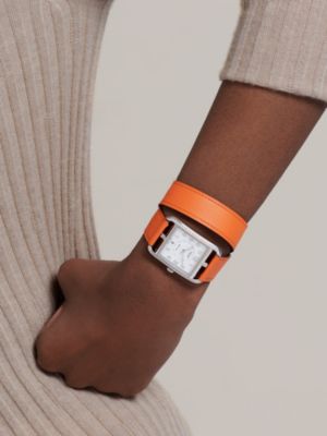 Cape Cod Large model 37&nbsp;mm Double Tour Watch Strap, View: Worn, worn, view 3 of 3