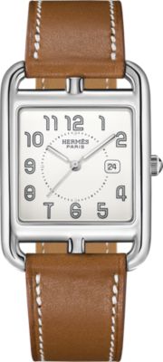 o*a様 80s HERMES ハンティングスタイル　ハーフコート　三者 Cape Cod Large model 37 mm Single Tour Watch Strap | Hermès USA
