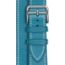 Heure H Medium model 30&nbsp;mm Double Tour Watch Strap, bleu jean