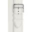 Heure H Medium model 30&nbsp;mm Double Tour Watch Strap, blanc