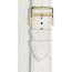 Heure H Medium model 30&nbsp;mm Single Tour Watch Strap, blanc
