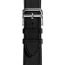 Heure H Medium model 30&nbsp;mm Single Tour Watch Strap, noir