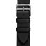 Heure H Medium model 30&nbsp;mm Single Tour Watch Strap, noir