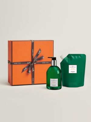 エルメスEau d’orange verteリリースパーティーチケット Eau d'orange verte gift set – Hand and body cleansing gel and