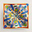 A la Lumiere du Flambeau double face scarf 90, View: Flat, flat, view 4 of 5