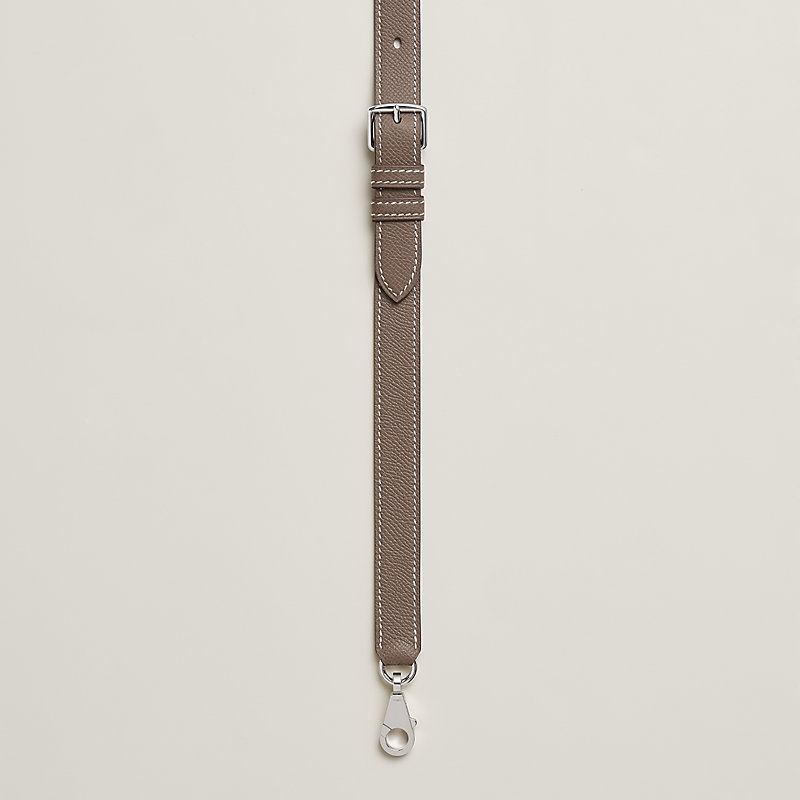 スタイルUP【HERMES】Sangle Cavale バッグストラップ ベージュ HERMES エルメス Sangle Cavale バンドリエール カヴァル バッグ