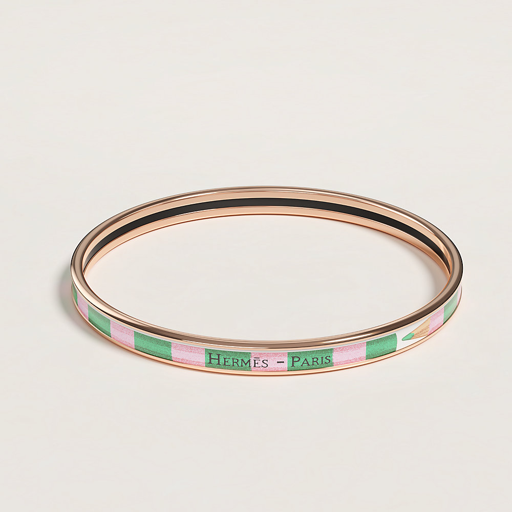 A Vos Crayons bangle - Pink | Hermès Canada