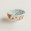 A Walk in the Garden bowl, medium model, View: Worn, worn, view 1 of 3