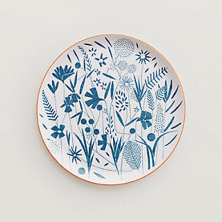 HERMES A Walk in the Garden プレート A Walk in the Garden tart platter | Hermès USA