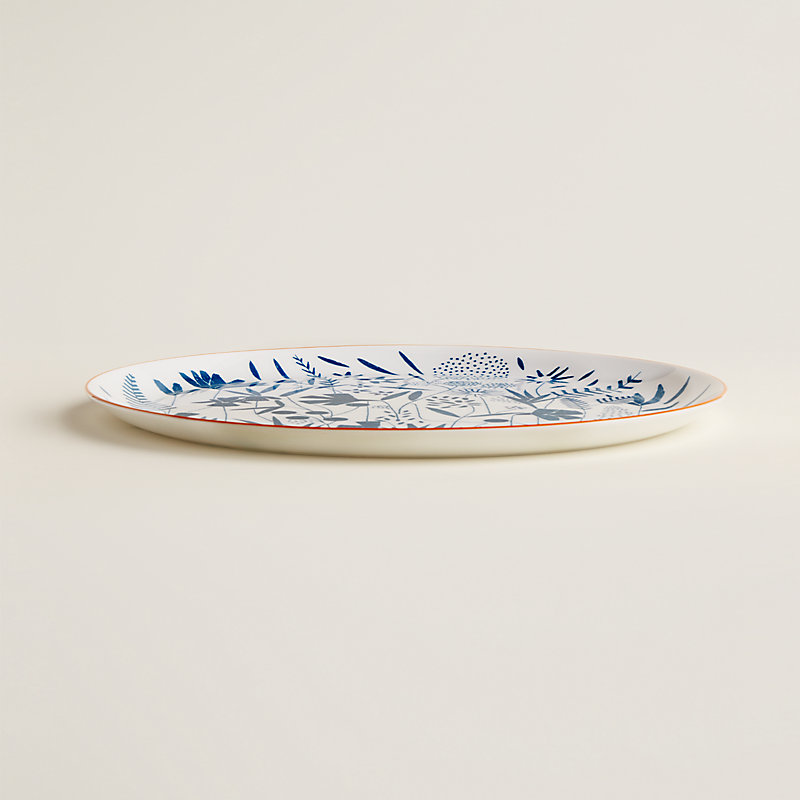 A Walk in the Garden tart platter | Hermès USA