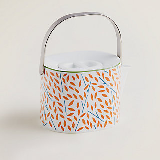 非売品 HERMÈS FLOWER POT A Walk in the Garden Mug | Hermès USA