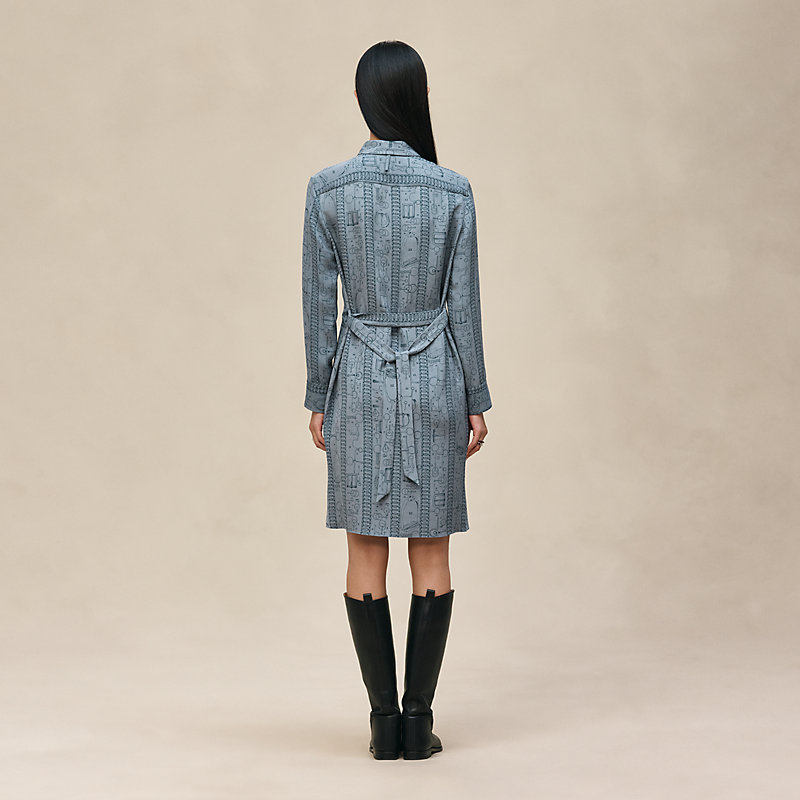 Abito Ispirazione Camicia stampa “Cahier du Colporteur”