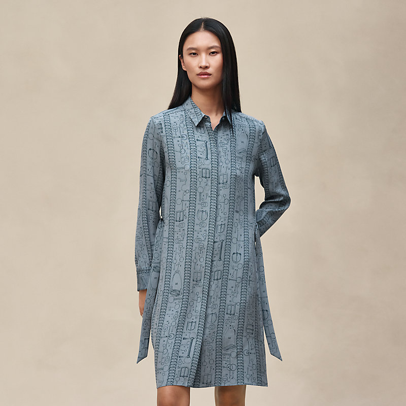 Abito Ispirazione Camicia stampa “Cahier du Colporteur”