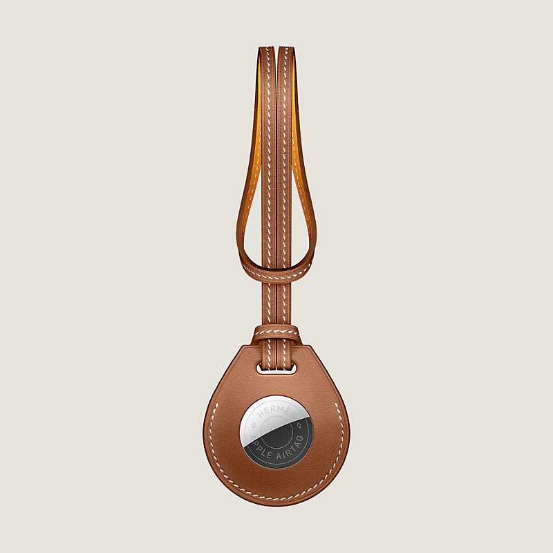 Accesorio para el bolso bicolor Apple AirTag Hermès