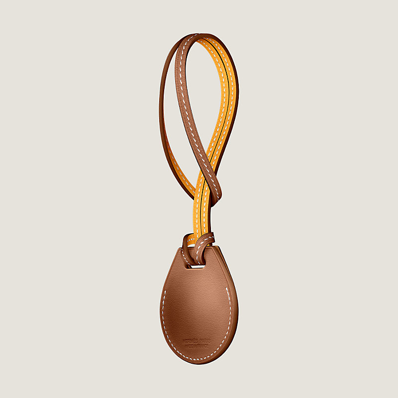 Accesorio para el bolso bicolor Apple AirTag Hermès