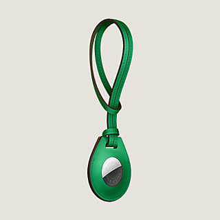 Vert Rousseau Apple AirTag Hermès 小物 hermes airtag key ring vert