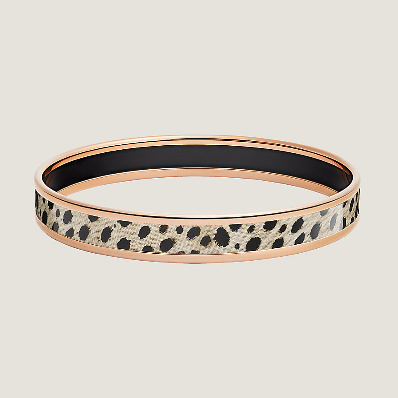 お洒落なデザイン♪【HERMES】Clic H Acinonyx Jubatus バングル Clic H bracelet | Hermès USA