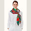 Acte III, Scene I, La Clairiere scarf 90, View: Worn, worn, view 2 of 2