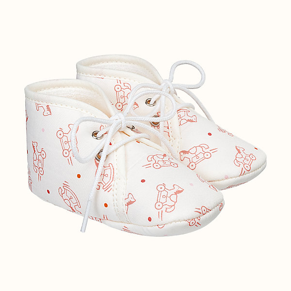 hermes baby booties