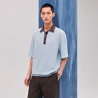 トップス 00s HERMES Skipper Polo Shirt archive H