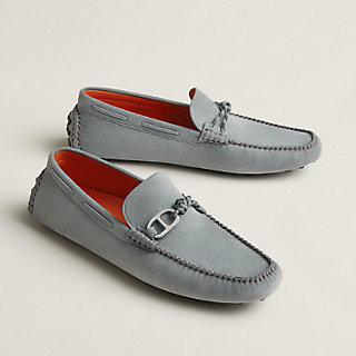 HERMES ローファー ホワイト・グレー 楽天市場】【未使用品】HERMES エルメス ローファー モカシン レザー