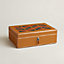 Amalthee Chevron Hippique watch and jewelry box, large model, View: front, front, view 1 of 5