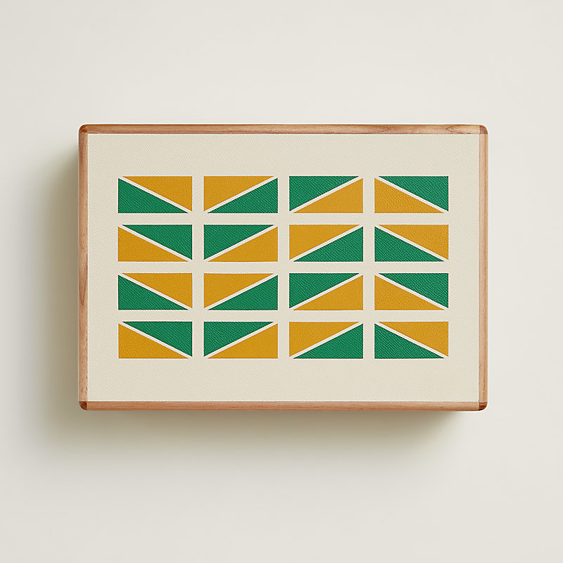 Amalthee Chevron Hippique watch box, large model, View: , view 3 of 5