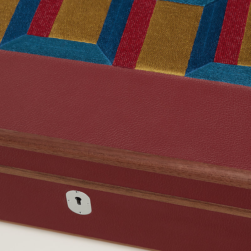 Amalthee Perspectives Indiennes watch box, large model