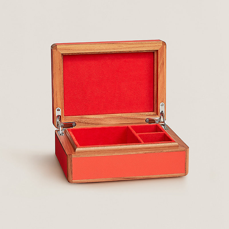 JewelrySupply Ring Box Black with Brass Trim | Michaels