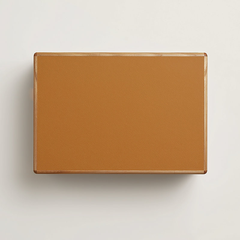 Amalthee Tricolore watch and cufflink box, large model