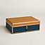 Amalthee Tricolore watch and cufflink box, large model, View: front, front, view 1 of 6
