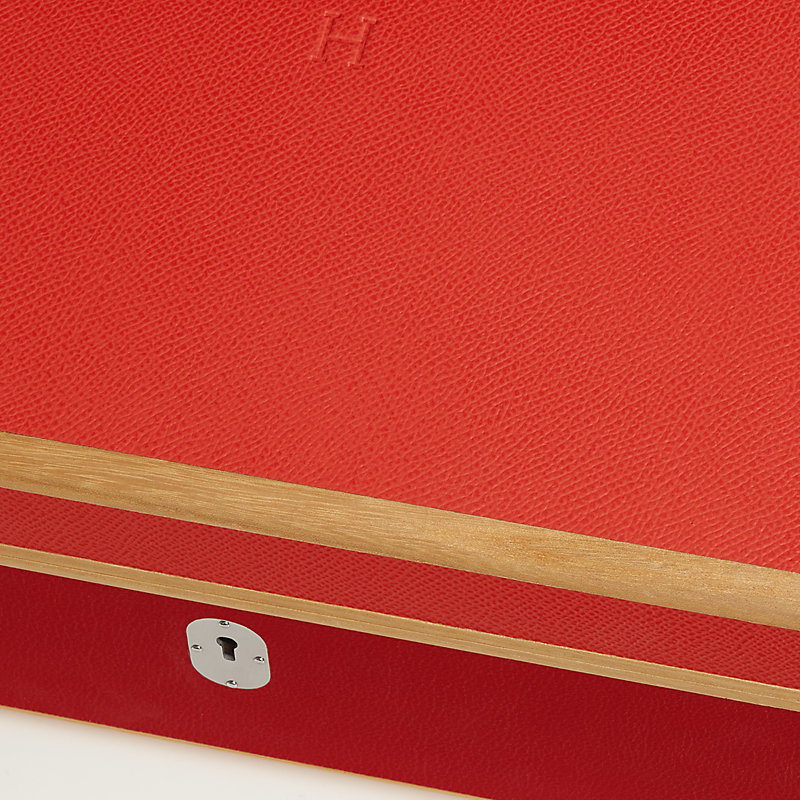 Amalthee tricolore watch box, large model