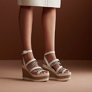 hermes wedge espadrilles