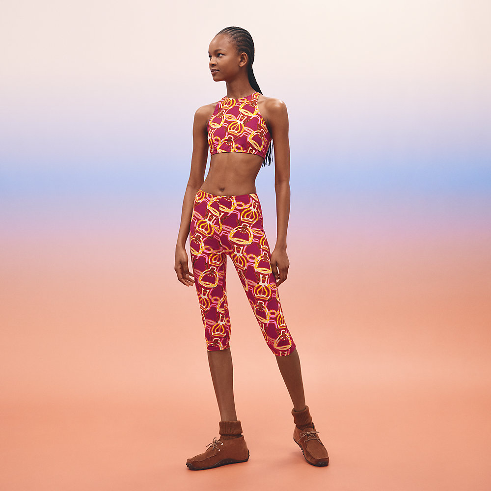 Amber top and legging | Hermès Portugal
