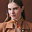 Amis pour la Vie scarf 45, View: Worn, worn, view 2 of 3
