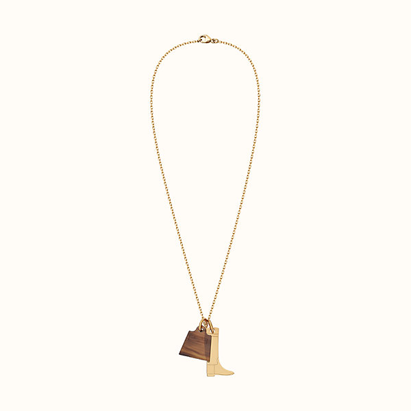 Amulette Maroquinier pendant, small model | Hermès USA