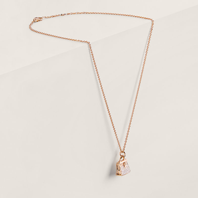 Hermès Hermès Chaine D'ancre Punk 18k Rose 3.40 Ct Diamond Necklace in  Metallic | Lyst