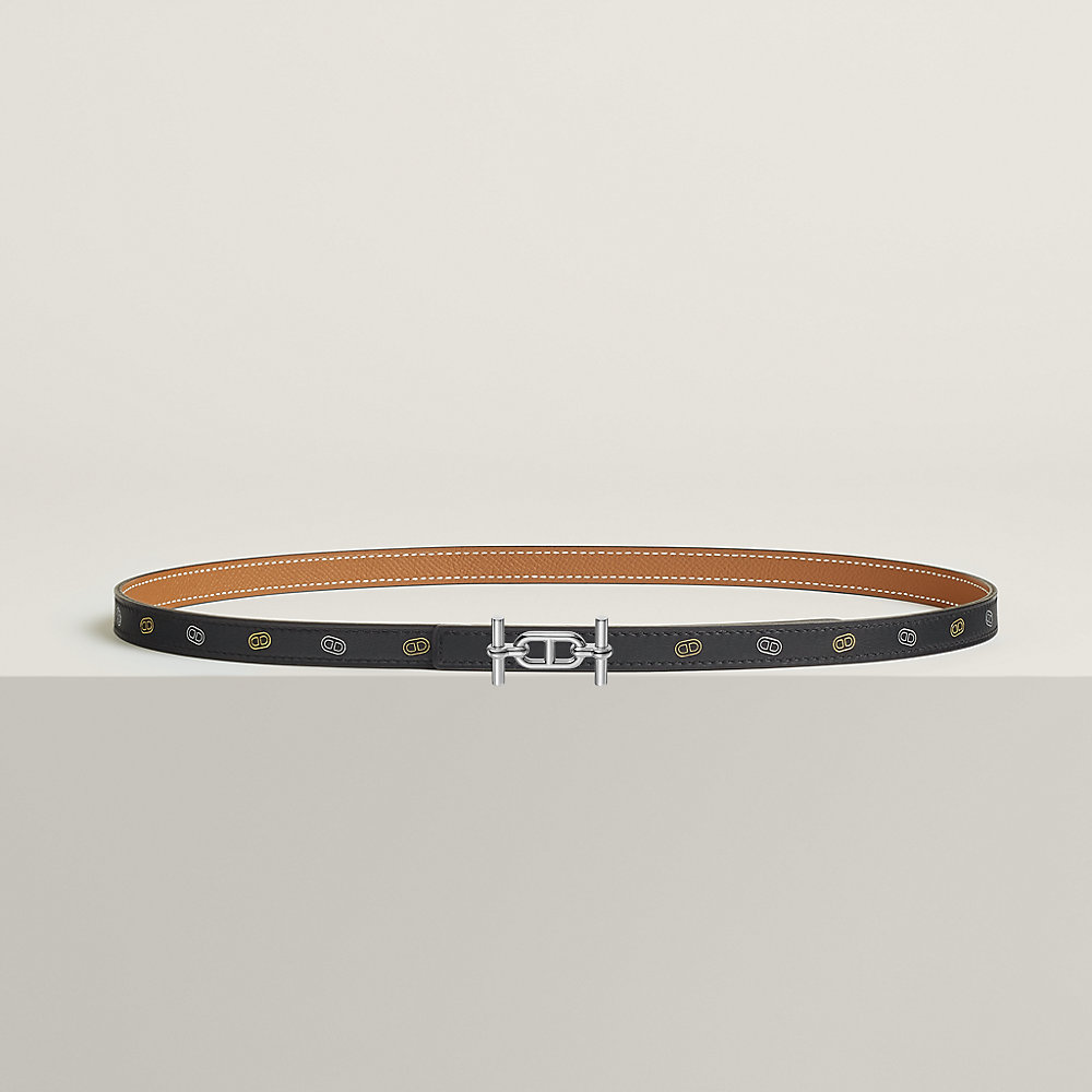 Ancre belt buckle & Hermès sur Mer reversible leather strap