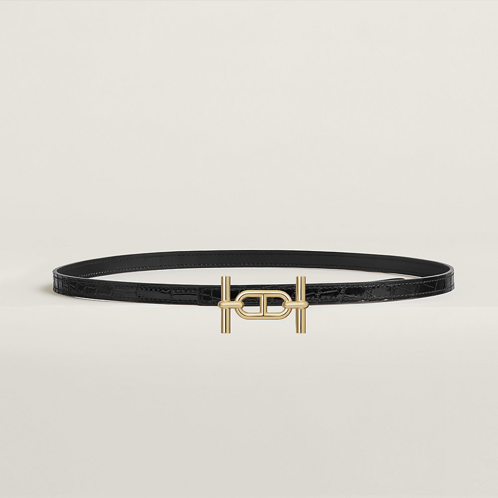 Ancre belt buckle & Leather strap 13 mm | Hermès USA