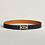 Ancre belt buckle & Leather strap 32 mm, view 1 of 2
