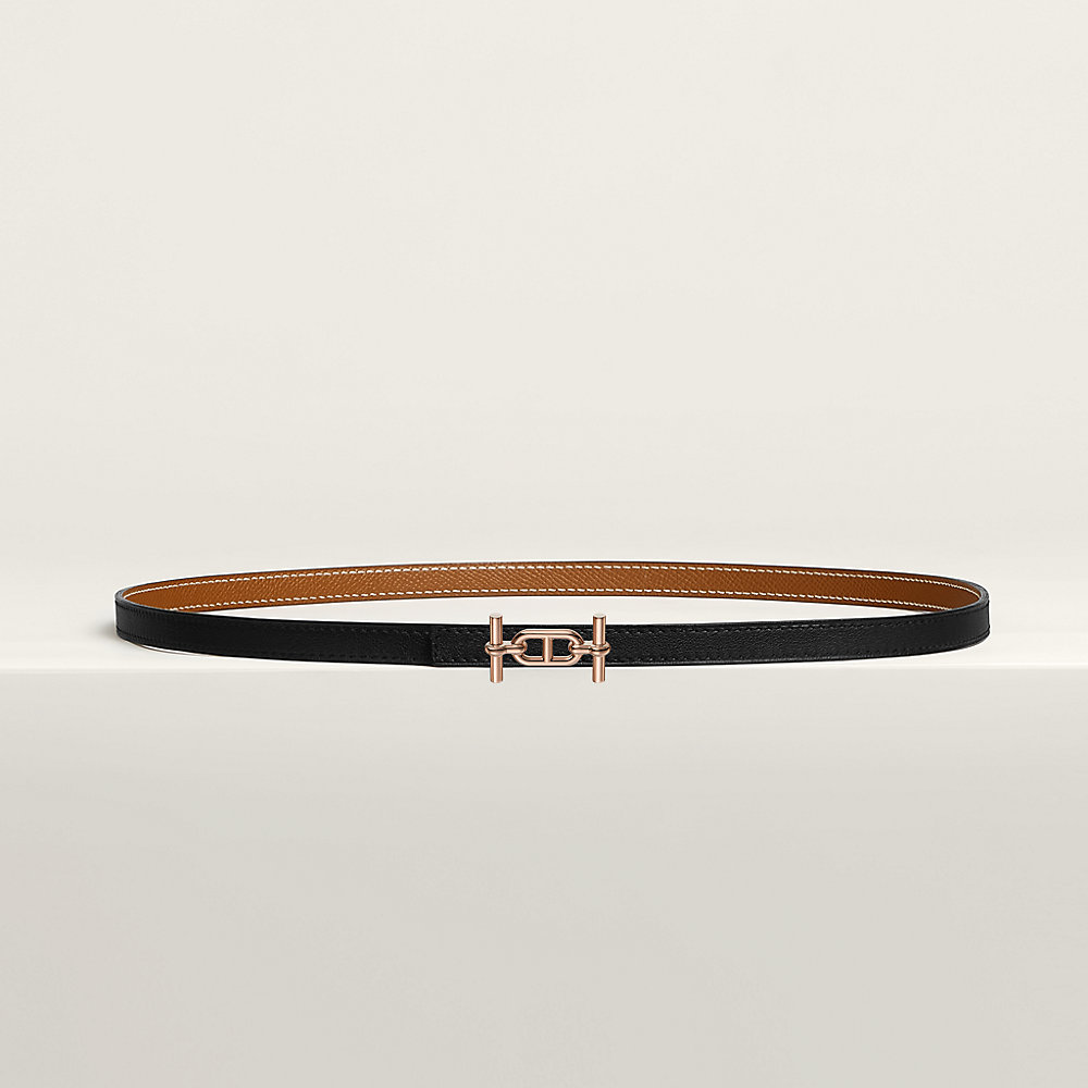 Ancre belt buckle & Reversible leather strap 13 mm | Hermès