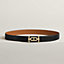 Ancre belt buckle & Reversible leather strap 32 mm, view 1 of 3