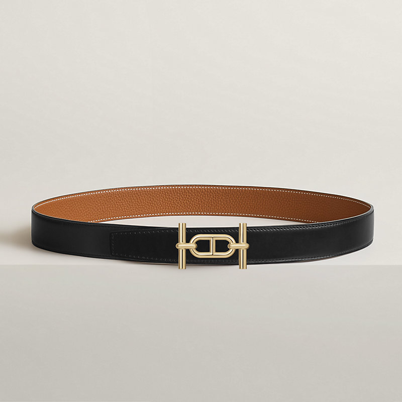 HERMES Reversible belt outlet NO Buckle