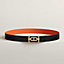 Ancre belt buckle & Reversible leather strap 32 mm, view 1 of 3