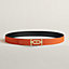 Ancre belt buckle & Reversible leather strap 32 mm, view 2 of 3