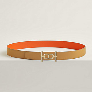 Ancre belt buckle & Reversible leather strap 32 mm | Hermès