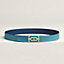 View: , Ancre belt buckle & Reversible leather strap 32 mm