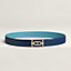 View: , Ancre belt buckle & Reversible leather strap 32 mm