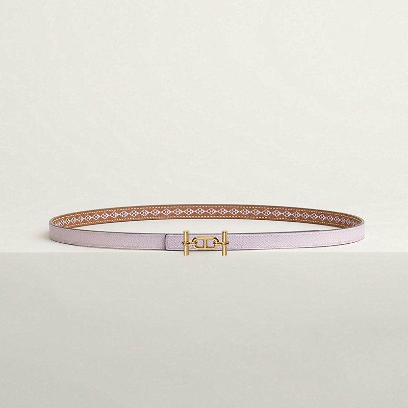 Ancre belt buckle & Trefle leather strap 13 mm