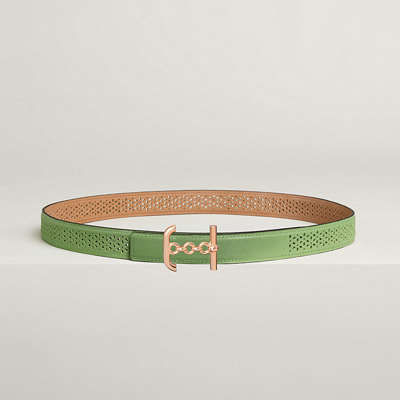 Ancre Marin belt buckle & Reversible leather strap 24 mm